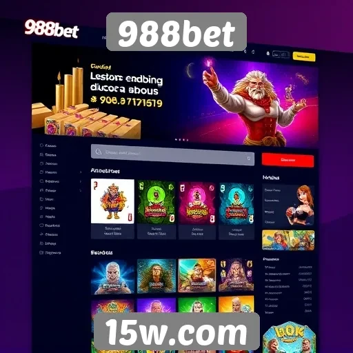 Acessibilidade e design do site 988bet